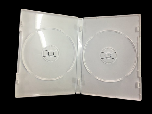 Double Disc DVD Case, White