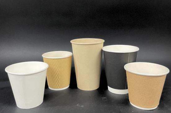 8oz Ripple Paper Coffee Cup