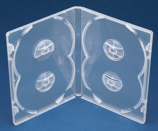 Quad (4) DVD Case with Overlap (D4NC)