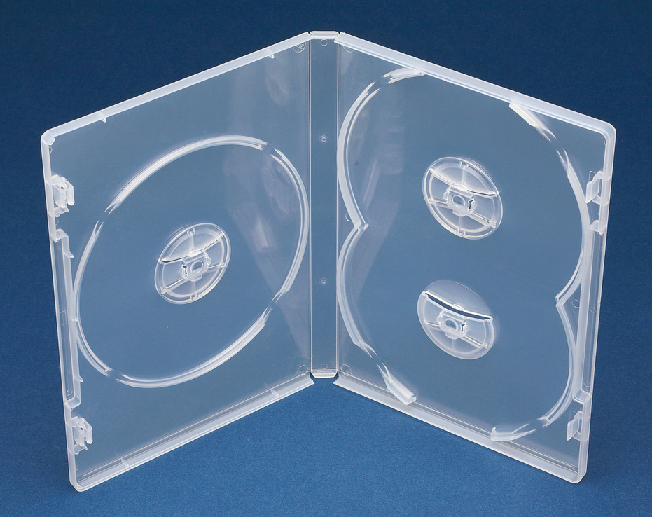 Triple DVD Case with Overlap (D3NC) 100s